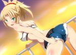  1girl ass blonde_hair fate/apocrypha fate/grand_order fate_(series) green_eyes hera_(hara0742) saber_of_red 