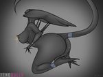  2017 alien alien_(franchise) anus atlasf4 bent_over big_breasts big_butt black_nipples breasts butt curves erect_nipples eyeless female grey_background huge_breasts huge_butt larger_female long_tail muscular muscular_female nipple_piercing nipples not_furry open_mouth piercing presenting presenting_pussy pussy pussy_juice saliva sharp_teeth simple_background size_difference solo teeth voluptuous xenomorph xenomorph_queen 