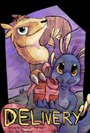  duo flora_fauna floraverse frilled_petal_dragon gift graedius_(linoone) linoone nintendo nymlus paintdog_(artist) plant pok&eacute;mon smile video_games 