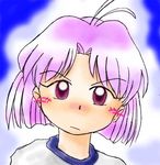  akazukin_chacha head open_eyes purple_hair yakko 