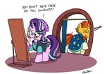  2017 bobthedalek clothing duo equine eyewear female friendship_is_magic glasses horn male mammal my_little_pony starlight_glimmer_(mlp) sunburst_(mlp) unicorn 