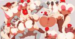  2017 anthro big_breasts big_butt breasts butt digital_media_(artwork) duo female male male/female mammal nipples penis pussy slightly_chubby thick_thighs vhsdaii 