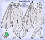  blueroses butt claws dragon invalid_tag kobold male model_sheet muscular presenting raelgil_sjachi sheet_(disambiguation) short small_(disambiguation) version warrior wings 