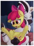  &lt;3 2017 absurd_res apple_bloom_(mlp) balls blush border clitoris cub cum cum_in_pussy cum_inside duo ear_piercing earth_pony equine eyes_closed female feral friendship_is_magic fur hair hair_bow hair_ribbon hi_res hooves horse male male/female male_penetrating mammal my_little_pony ohiekhe penetration penis piercing pony pussy ribbons sex spread_legs spreading tongue tongue_out underhoof vaginal vaginal_penetration white_border young zebra 
