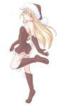  akazukin_chacha blonde_hair boots cosplay magical_princess open_eyes santa standing 