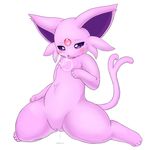  blush breath cat chest_tuft cute edit eeveelution espeon feline female feral forehead_gem fuddy fur in_heat mammal nintendo nude pink_fur pok&eacute;mon purple_eyes pussy pussy_juice simple_background solo spread_legs spreading tears tuft video_games white_background 