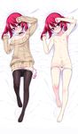 americano_beans americano_exodus bangs bare_legs bare_shoulders barefoot bed_sheet black_choker blush bow bow_panties censored choker closed_mouth collarbone dakimakura dress erection from_above full_body groin hair_between_eyes hand_on_forehead hands_up highres kuro_(kuronell) long_hair long_sleeves looking_at_viewer lying male_focus mole mole_under_eye mosaic_censoring multiple_views navel nipples nose_blush off-shoulder_sweater on_back open_mouth otoko_no_ko panties panty_pull pantyhose penis purple_eyes red_bow red_hair remote_control_vibrator ribbed_sweater sleeves_past_wrists stomach sweater sweater_dress topless twintails underwear underwear_only vibrator vibrator_under_clothes vibrator_under_panties white_panties 