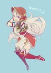  blush boots breasts cosplay female_my_unit_(fire_emblem_if) fire_emblem fire_emblem_if garter_straps hairband hinoka_(fire_emblem_if) hinoka_(fire_emblem_if)_(cosplay) hiyori_(rindou66) long_hair looking_at_viewer medium_breasts my_unit_(fire_emblem_if) pegasus_knight pink_hair pointy_ears red_eyes red_footwear red_legwear silver_hair smile solo thigh_boots thighhighs white_hair zettai_ryouiki 