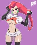  1girl bigdead93 breasts musashi_(pokemon) pokemon pokemon_(anime) solo tagme team_rocket 