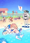  beach bikini blonde_hair blue_eyes blue_hair blush camilla_(fire_emblem_if) chibi day elise_(fire_emblem_if) female_my_unit_(fire_emblem_if) fire_emblem fire_emblem:_kakusei fire_emblem_heroes fire_emblem_if hat krom leon_(fire_emblem_if) lilith_(fire_emblem_if) long_hair male_my_unit_(fire_emblem:_kakusei) mamkute marks_(fire_emblem_if) my_unit_(fire_emblem:_kakusei) my_unit_(fire_emblem_if) navel pointy_ears purple_eyes purple_hair red_hair ryouma_(fire_emblem_if) short_hair smile swimsuit takumi_(fire_emblem_if) white_hair 