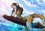  araivis-edelveys breasts clothing feline female hair leopard mammal nipple_slip sea spots summer surfer swimsuit wardrobe_malfunction water 