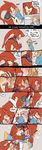  blonde_hair blood blush claspers clothed clothing comic dialong english_text erection eyes_closed fin fully_clothed gills guerrasexyhilarante hair humanoid hylian kissing licking link mostly_nude nintendo red_body sharp_teeth sidon_(zelda) size_difference slit_pupils sweat teeth text the_legend_of_zelda tongue tongue_out video_games yellow_eyes zora 