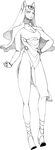  :3 alternate_costume anthro arepo breasts cat cleavage clothed clothing critter_coven feline footwear hand_on_hip high_heels looking_at_viewer mammal monochrome mu_plus robe shoes smile 