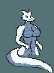  animated big_breasts bit_style breast_expansion breast_tease breasts dragon female frost gocaps99 half_body huge_breasts hyper hyper_breasts inflation jiggle panting simple_background solo standing transformation wide_hips 