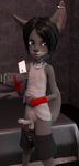  3d_(artwork) anthro barefoot canine cosmicbleats digital_media_(artwork) dog emo goth hi invalid_tag justin-parallax male mammal modelling nature nude penis res selfie solo tasteful teenager tween wolf young 