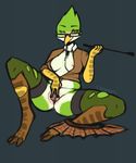  anthro avian avian_(starbound) beak bird breasts carnivore_(artist) clothing crinaia digital_drawing_(artwork) digital_media_(artwork) doctor dress exposed_breasts female legwear looking_at_viewer non-mammal_breasts one_eye_closed presenting presenting_pussy pussy riding_crop ripped_stockings spread_pussy spreading starbound stockings teacher video_games whip wink 