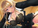  aikawa_arisa cleavage skirt taimanin_asagi_battle_arena victoria_zakharov 