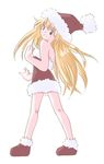  akazukin_chacha blonde_hair magical_princess open_eyes santa standing 