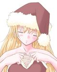  akazukin_chacha cosplay eyes_closed hat magical_princess open_eyes santa undressing 