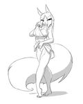  2017 anthro beauty_mark big_breasts big_tail breasts clothed clothing conditional_dnp dress female fur hair hi_res jollyjack lips long_hair mammal paws rodent simple_background squirrel standing white_background 