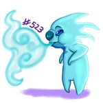  2017 alien alpha_channel blue_body blue_eyes blue_nose digital_drawing_(artwork) digital_media_(artwork) disney experiment_(species) geekwayne ice_breath lilo_and_stitch side_view simple_background slushy_(lilo_and_stitch) solo transparent_background 