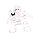  2014 amy_rose anthro balls breasts dickgirl duo erection hedgehog hi_res humanoid_penis intersex machine mammal nipples penis pherociouseso robot roboticized_masters rose_woman sonic_(series) worlds_collide 