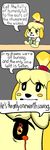  2013 animal_crossing anthro better_version_at_source black_nose blush canine chongothedrawfriend dialogue dog english_text female hi_res isabelle_(animal_crossing) mammal nintendo shih_tzu solo text video_games 