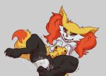  animal_genitalia animal_pussy black_lips blush braixen breasts canine_pussy female nintendo paws penis pok&eacute;mon pok&eacute;mon_(species) pussy pussy_juice pussy_lips red_eyes sex thick_thighs ungulatr video_games 