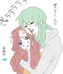  akazukin_chacha dorothy green_hair kiss red_hair seravi 