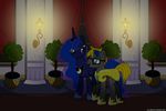  duo earth_pony equine fan_character female feral friendship_is_magic hair horn horse male mammal multicolored_hair my_little_pony noveltwin pony princess_luna_(mlp) scotch_novel smile winged_unicorn wings 