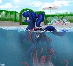  anus cephalopod friendship_is_magic marine my_little_pony octopus ponytail princess_celestia_(mlp) princess_luna_(mlp) pussy redvais tentacles 