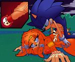  big_breasts big_penis breasts cum cum_in_pussy cum_inside dreamcastzx1 echidna female hedgehog huge_breasts huge_penis male mammal monotreme naroflow penis sonic_(series) sonic_the_hedgehog tikal_the_echidna 