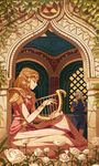  absurdres blonde_hair closed_eyes dress earrings elbow_gloves flower gloves green_hair harp highres impa instrument jewelry kevin_hong multiple_girls music pink_dress plant playing_instrument pointy_ears princess_zelda sitting smile the_legend_of_zelda the_legend_of_zelda:_ocarina_of_time triforce window 