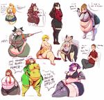  2016 animal_crossing anthro belly big_belly big_breasts big_butt breasts butt canine chiyomi_anzai clothed clothing dialogue dog english_text female hedgehog hi_res huge_breasts huge_butt human humanoid humor ikumi_mito isabelle_(animal_crossing) kurisu_makise legwear makise_kurisu male mammal nintendo overweight rogue_(x-men) sable_able speech_bubble star_wars stockings text trinity-fate62 video_games zangaia 