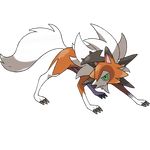 green_eyes highres looking_at_viewer lycanroc no_humans official_art orange_fur pokemon pokemon_(creature) pokemon_(game) pokemon_sm pokemon_usum solo transparent_background wolf 