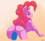  2017 animated anthro anthrofied anus blue_eyes breasts butt cutie_mark dildo dock earth_pony equine female friendship_is_magic hair half-closed_eyes horse looking_back mammal my_little_pony nude oughta_(artist) penetration pink_hair pink_tail pinkie_pie_(mlp) pony pussy sex_toy simple_background smile solo vaginal vaginal_penetration 