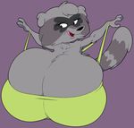  anthro big_breasts breasts female harvey_beaks_(series) huge_breasts hyper hyper_breasts mammal old raccoon randl&#039;s_mom sbshouseofpancakes solo toony 