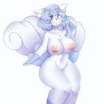  &lt;3 2017 alolan_vulpix animated anthro areola big_breasts blue_eyes blush breast_expansion breasts canine female huge_breasts hyper hyper_breasts lactating mammal milk multi_tail nintendo nipples one_eye_closed open_mouth pok&eacute;mon raikissu regional_variant simple_background solo video_games white_background 