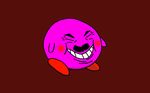  alien ambiguous_gender asian blush creepy facial_hair kirby kirby_(series) male mustache nintendo not_furry racism red_background simple_background smile unknown_artist video_games 