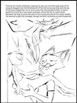  2017 against_wall anthro black_and_white bottomless canine carrying cheek_tuft clothed clothing comic cunnilingus dipstick_ears disney duo english_text eye_contact female fox half-closed_eyes judy_hopps lagomorph licking licking_lips male male/female mammal monochrome nick_wilde oral pussy pussy_juice rabbit saliva sex text thewyvernsweaver tongue tongue_out tuft vaginal zootopia 
