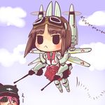  :&lt; asuka_(busou_shinki) bad_id bad_pixiv_id black_hair blue_eyes busou_shinki chibi dd_(ijigendd) doll_joints mecha_musume multiple_girls murmeltier pink_hair 