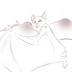  2018 ambiguous_gender anthro areola bat big_breasts breast_hug breasts deke_(ittybittykittytittys) disney duo fan_character female female/ambiguous huge_breasts hyper hyper_breasts ittybittykittytittys mammal membranous_wings nipples nude simple_background size_difference tongue tongue_out white_background wings zootopia 