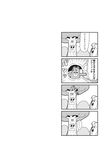  4koma :3 anger_vein bkub comic crossover door facial_hair greyscale highres monochrome mustache non-web_source poptepipic popuko risubokkuri squirrel translated tree two_side_up 