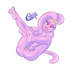  anthro cartoon_network chowder chowder_(series) cobija cobija(artist) digital_media_(artwork) female lagomorph mammal nude panin panini_(chowder) pussy rabbit solo 