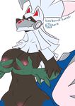  2017 anthro bearbox_doodletimes big_breasts blue_eyes breast_grab breasts digital_media_(artwork) female fur hand_on_breast hi_res hybrid legendary_pok&eacute;mon looking_at_viewer mammal navel nintendo nipples nude pok&eacute;mon pok&eacute;morph pussy silvally simple_background smile solo thick_thighs video_games white_background wide_hips 