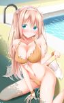  bikini cameltoe cleavage erect_nipples narukami_ginryuu swimsuits undressing 