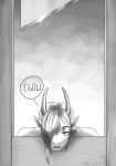  2017 abstract_background ambiguous_gender anthro depression digital_media_(artwork) dragon eliana eliana-asato greyscale hair half-closed_eyes horn imminent_death imminent_doom looking_at_viewer monochrome open_mouth scalie solo text 