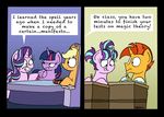  2017 applejack_(mlp) bobthedalek comic cutie_mark desk earth_pony english_text equine female feral friendship_is_magic group hi_res horn horse inside magic male mammal my_little_pony pony starlight_glimmer_(mlp) sunburst_(mlp) text twilight_sparkle_(mlp) unicorn winged_unicorn wings 