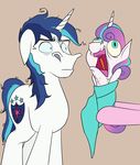  2017 ambiguous_gender animated anontheanon daughter duo equine father father_and_daughter feral flurry_heart_(mlp) friendship_is_magic hair horn male mammal multicolored_hair my_little_pony parent shining_armor_(mlp) unicorn 