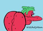  anthro breasts drupe food fruit not_furry ok_k.o.!_let&#039;s_be_heoes presenting pussy strawberry witchityman 